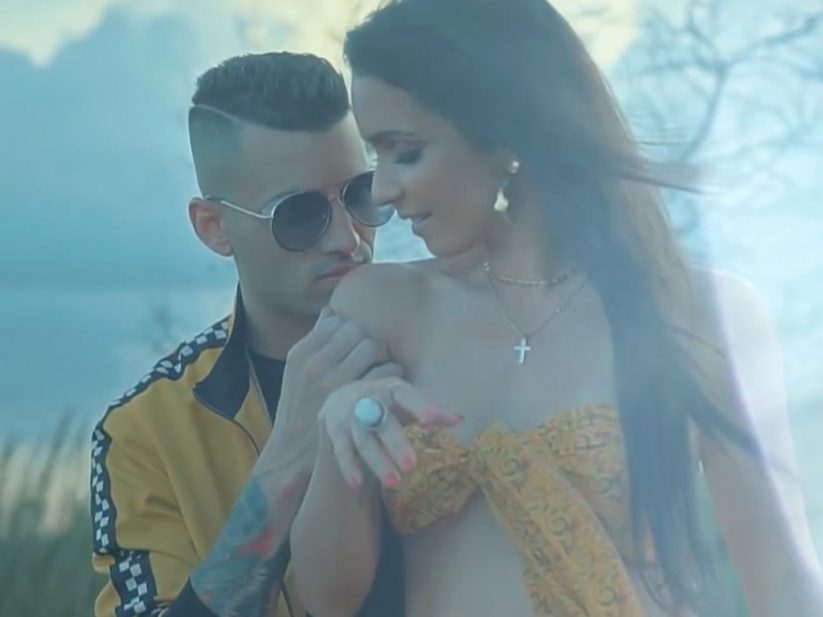 Lenier Mesa y Diana Fuentes